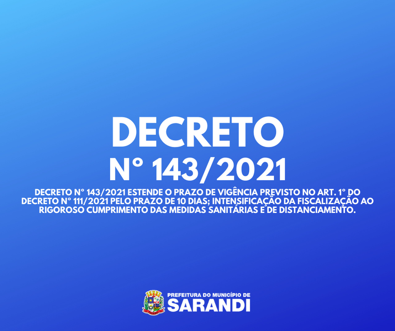 Decreto Nº 143/2021